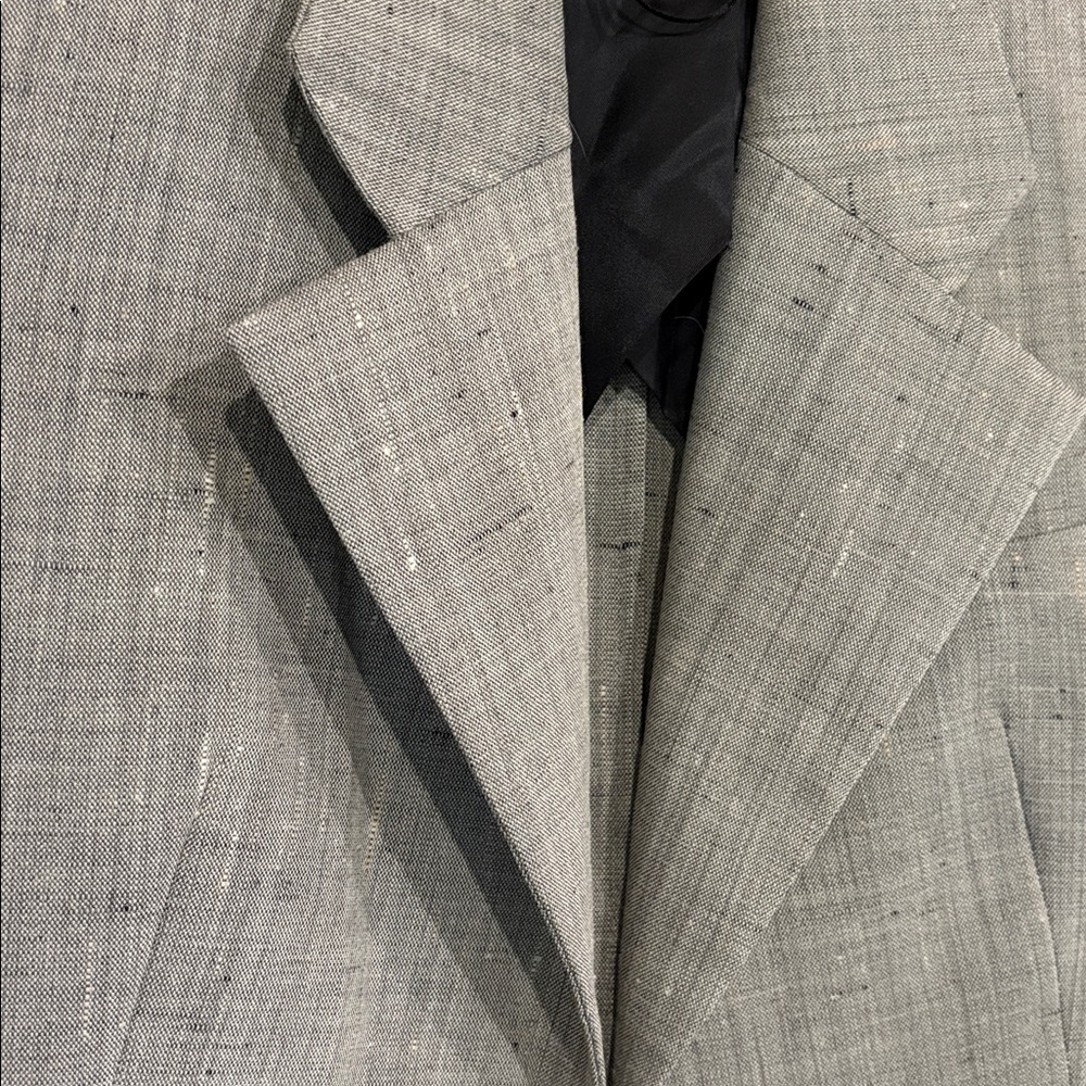 Zara Tailored Gray Blazer EUC Structured Fit Size XS - Picture 12 of 13